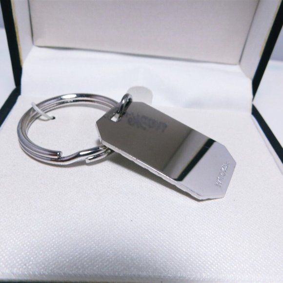 Magnificent Kelly Waters Rhodium Plated Key Fob New In Box - Picture 4 of 6